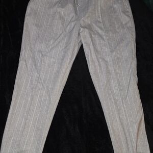 Boohoo Mens Light Gray Chinos
